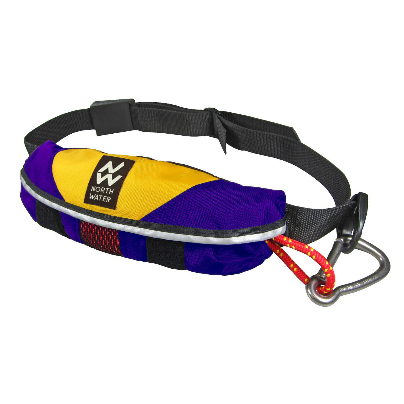 North Water 35' dynamic tow belt in blue and yellow