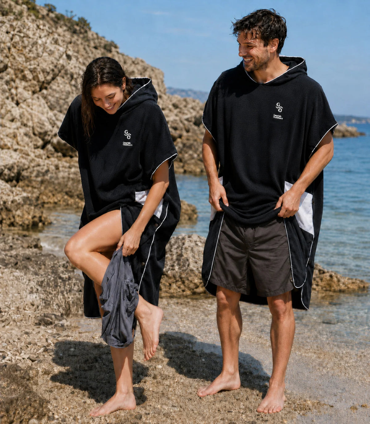 Gearlab Long Poncho – Change. Dry Off. Warm up.
