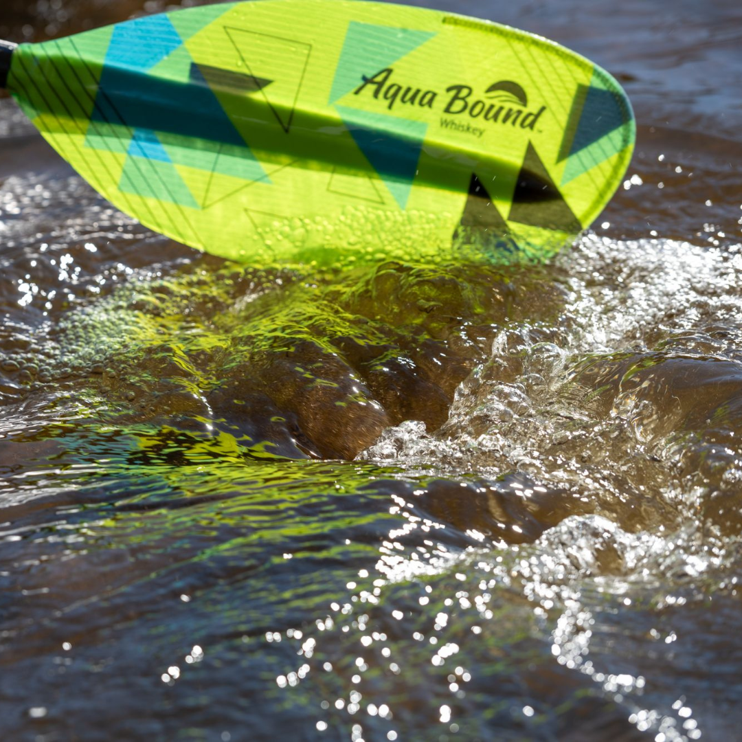 Aqua Bound Whiskey Lam-Lok Fiberglass | Straight Shaft Two-Piece Kayak Paddle