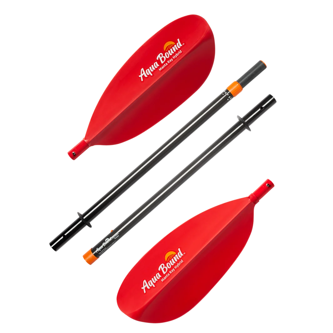 Aqua Bound Manta Ray Hybrid | Posi-Lok Four-Piece Kayak Paddle