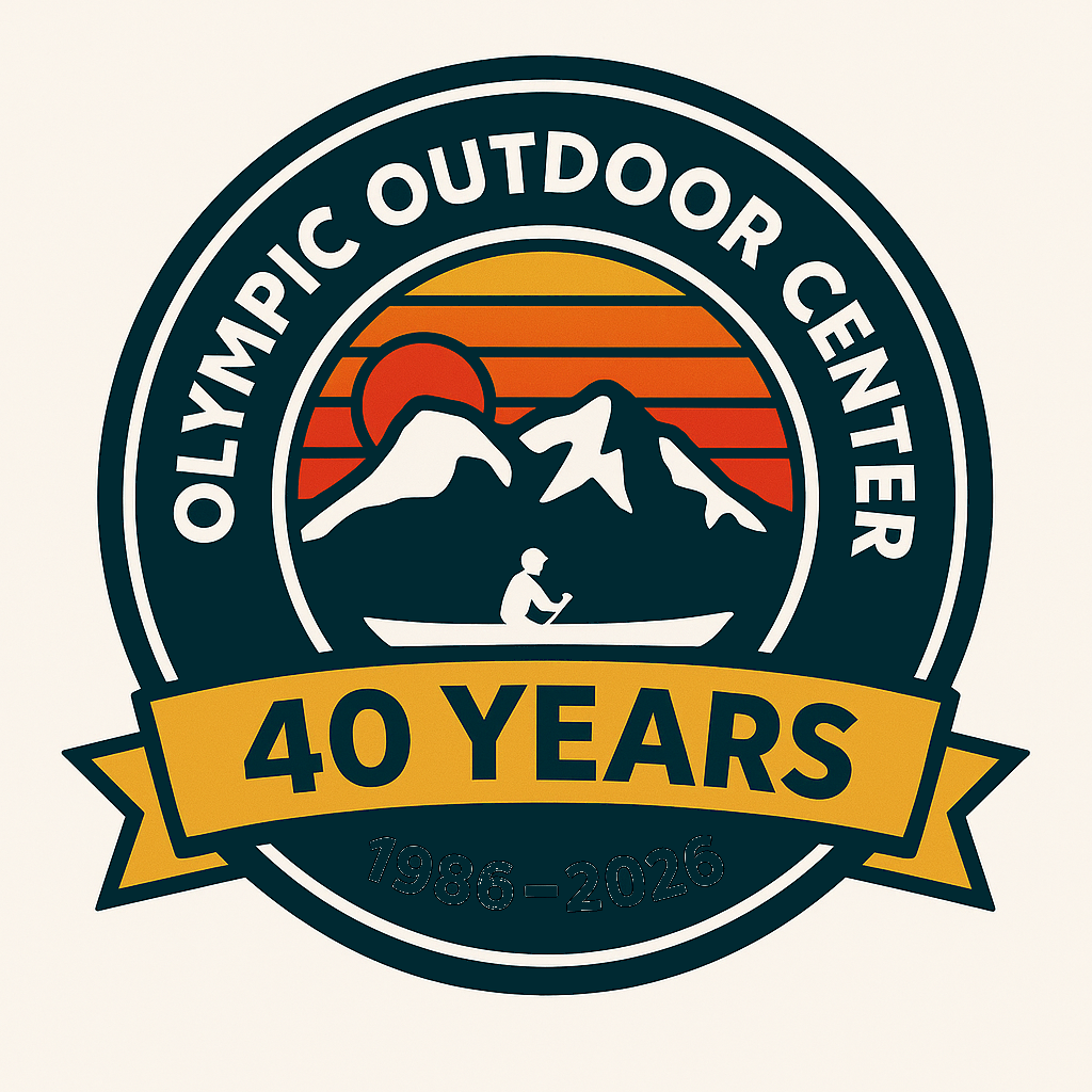 Olympic Outdoor Center Womens Full Zip Fleece Jacket 40 Year Logo