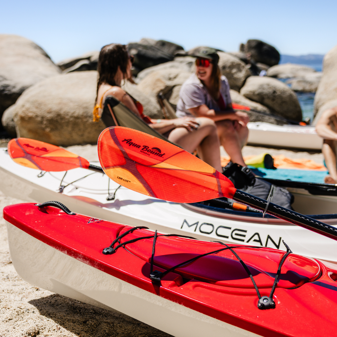 Aqua Bound Whiskey Lam-Lok Fiberglass | Straight Shaft Two-Piece Kayak Paddle