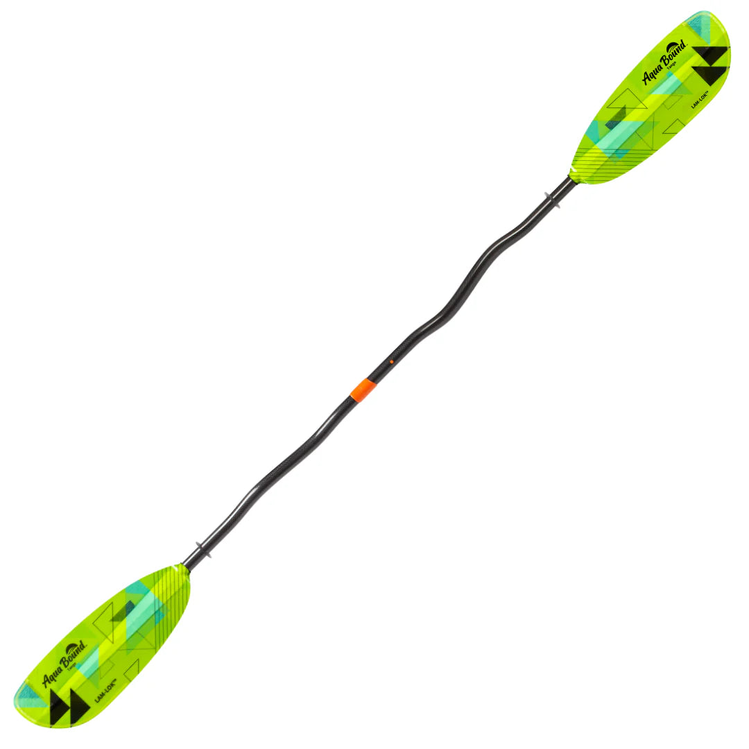 Aqua Bound Tango Lam-Lok Fiberglass | Bent Shaft Kayak Paddle