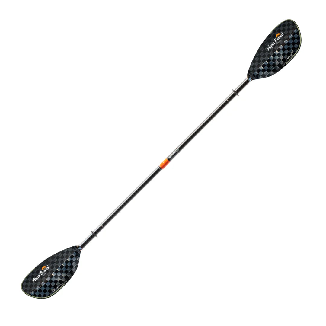 Aqua Bound Whiskey Lam-Lok Carbon | Straight Shaft Two-Piece Kayak Paddle