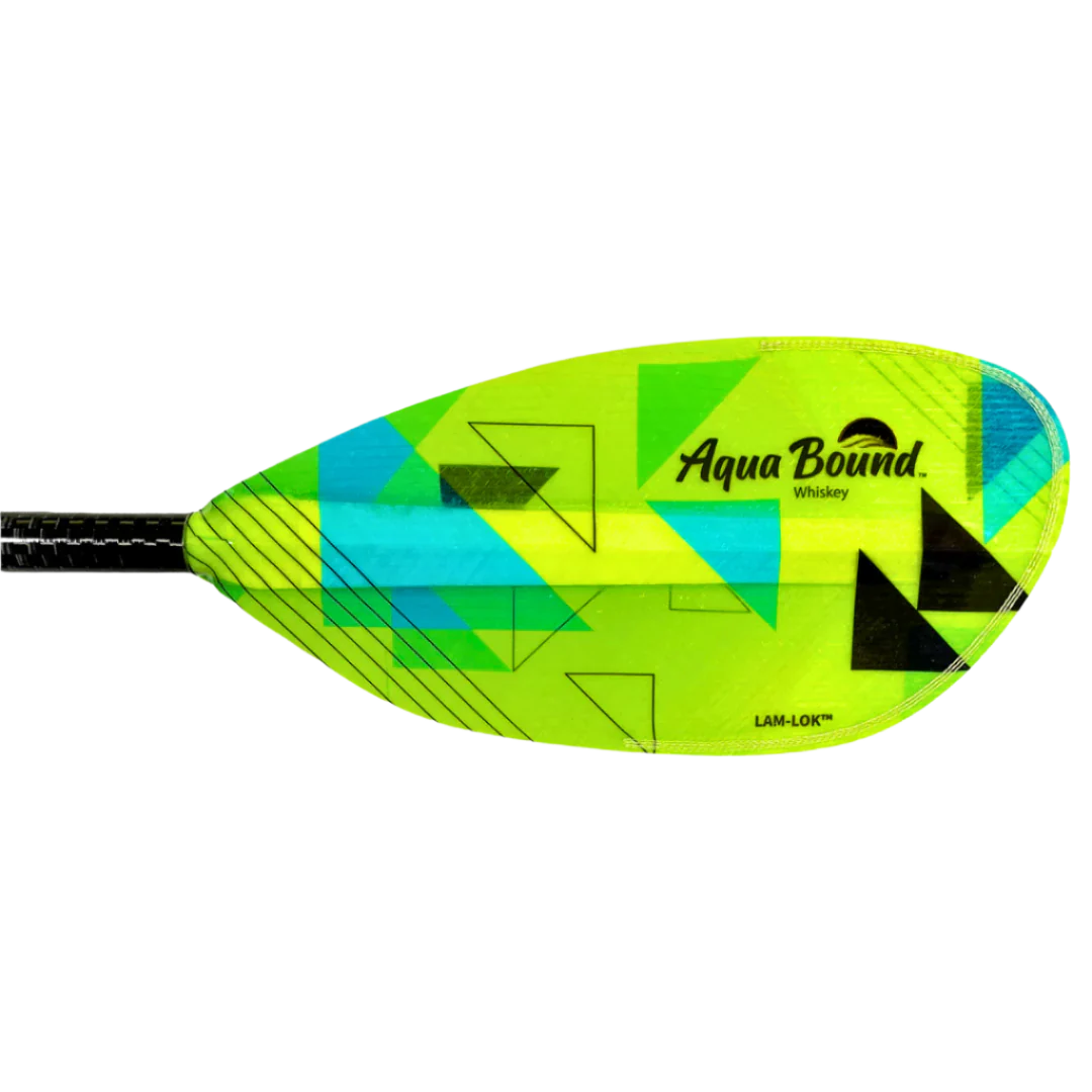 Aqua Bound Whiskey Lam-Lok Fiberglass | Straight Shaft Two-Piece Kayak Paddle