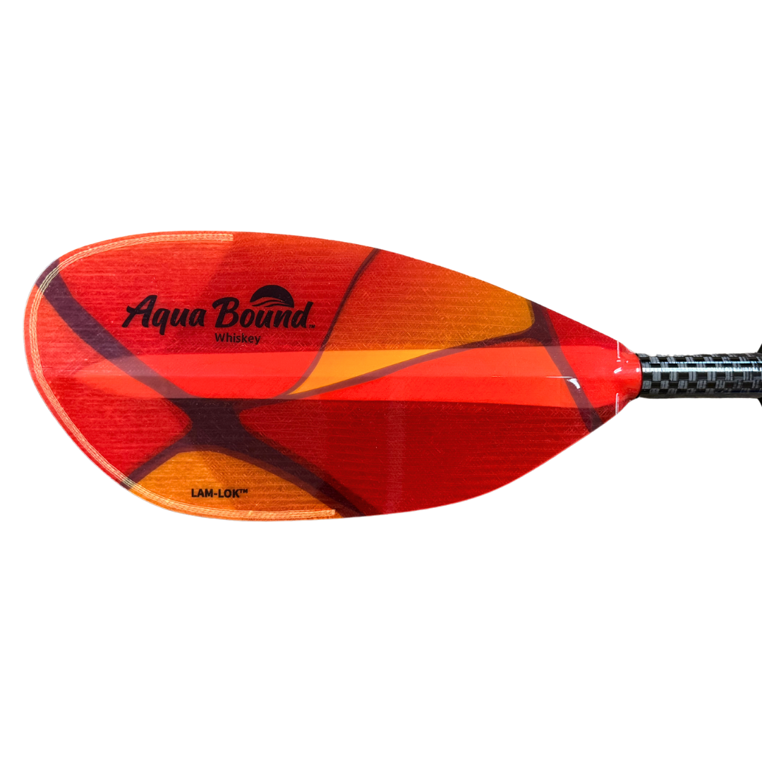 Aqua Bound Whiskey Lam-Lok Fiberglass | Straight Shaft Two-Piece Kayak Paddle