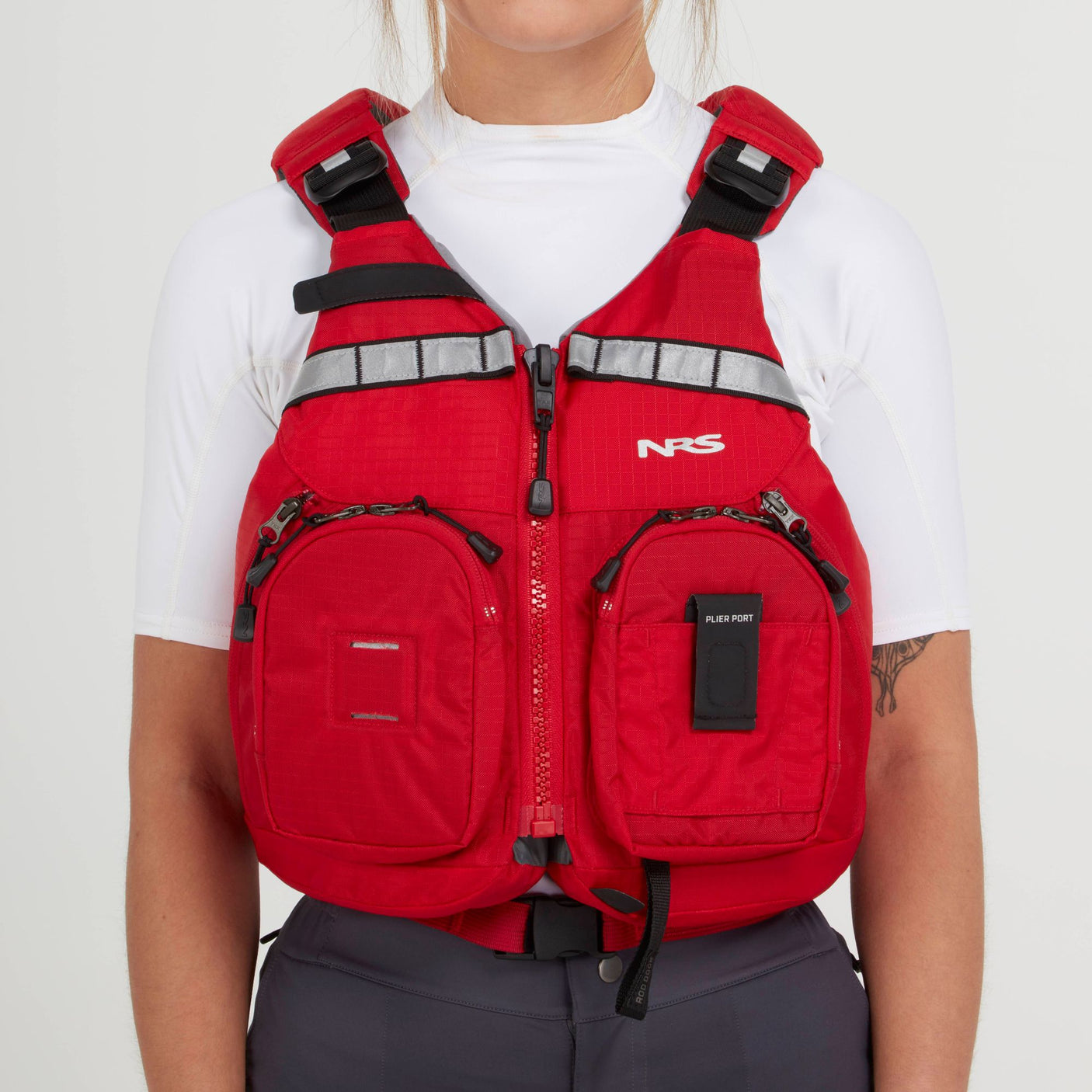 NRS Chinook - Chaleco salvavidas con espalda de malla para pesca (PFD)