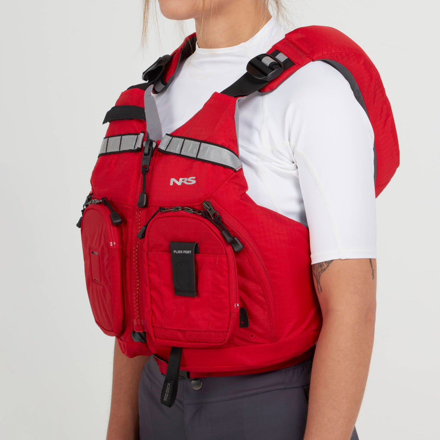 NRS Chinook - Chaleco salvavidas con espalda de malla para pesca (PFD)