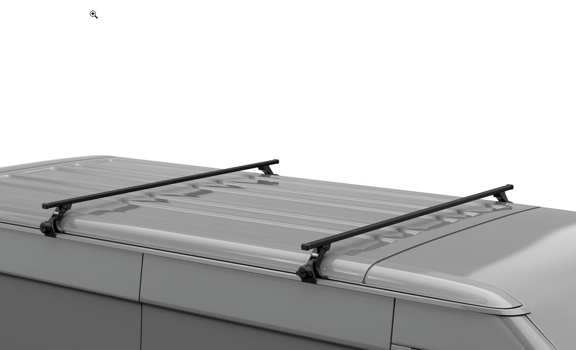 Thule Rapid Gutter Pie bajo para vehículos paquete de 4 negro