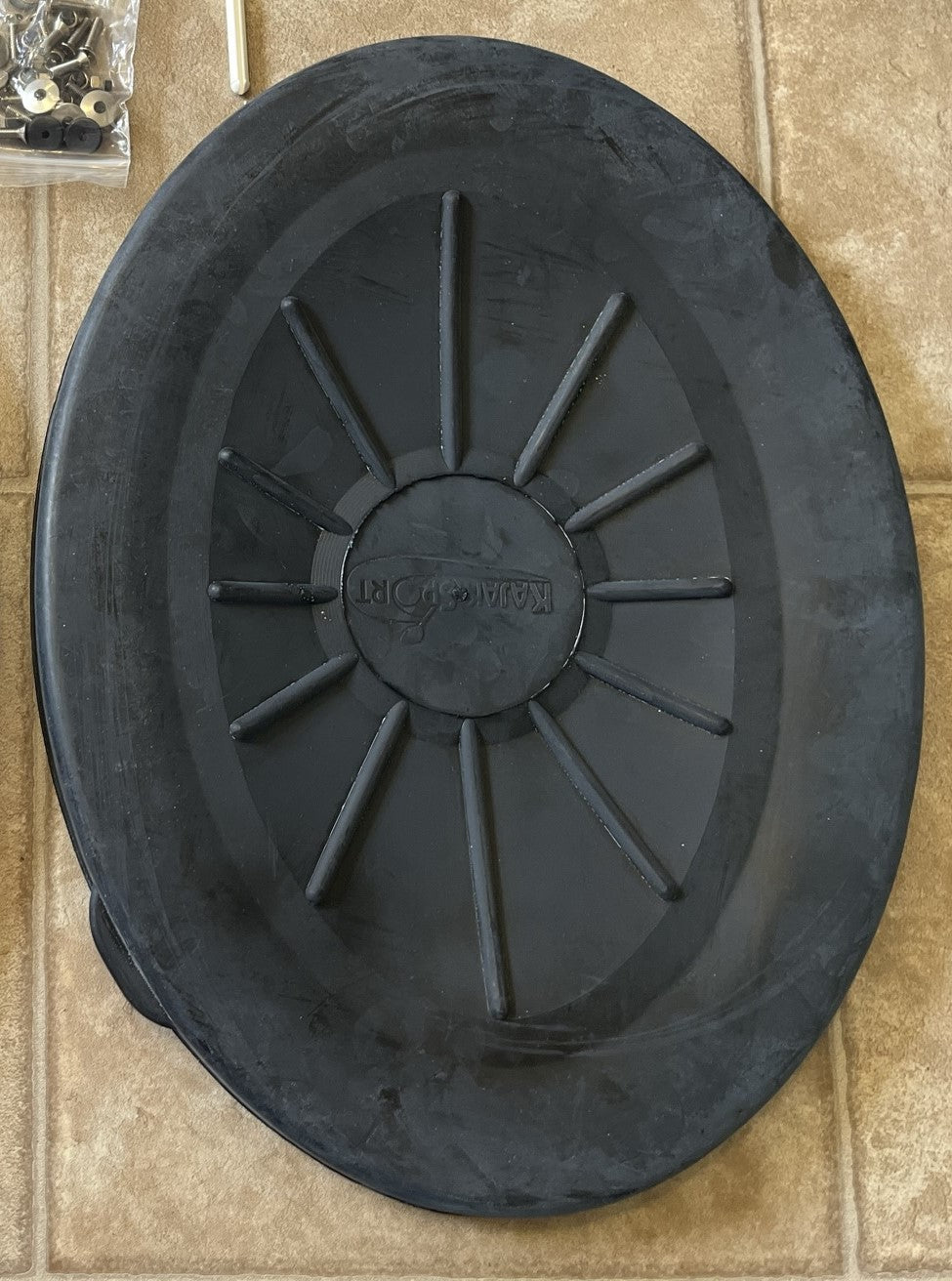 Kit de repuesto de cubierta de escotilla ovalada Kajak Sport