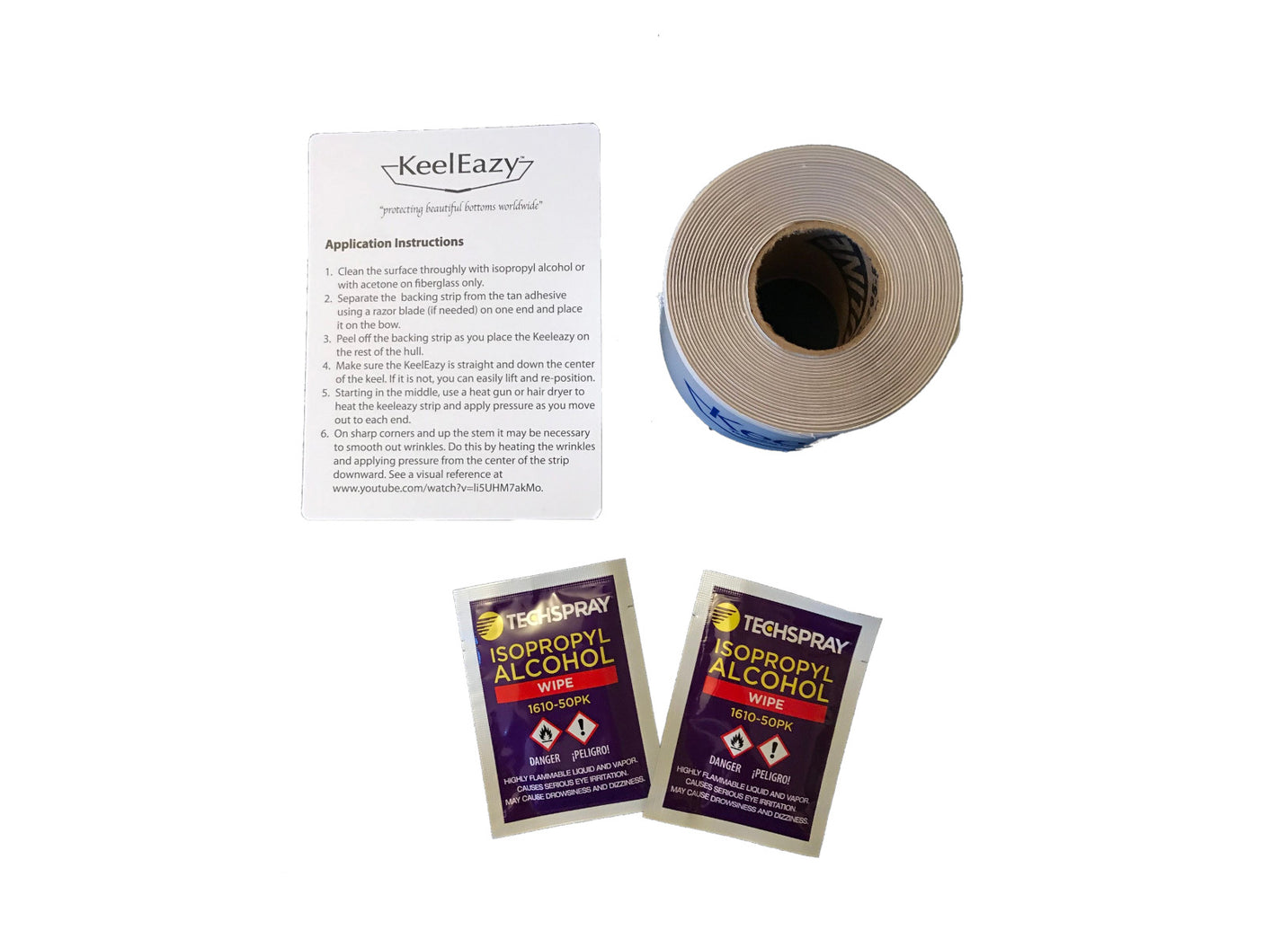 Kit de tiras de quilla para kayak KeelEazy