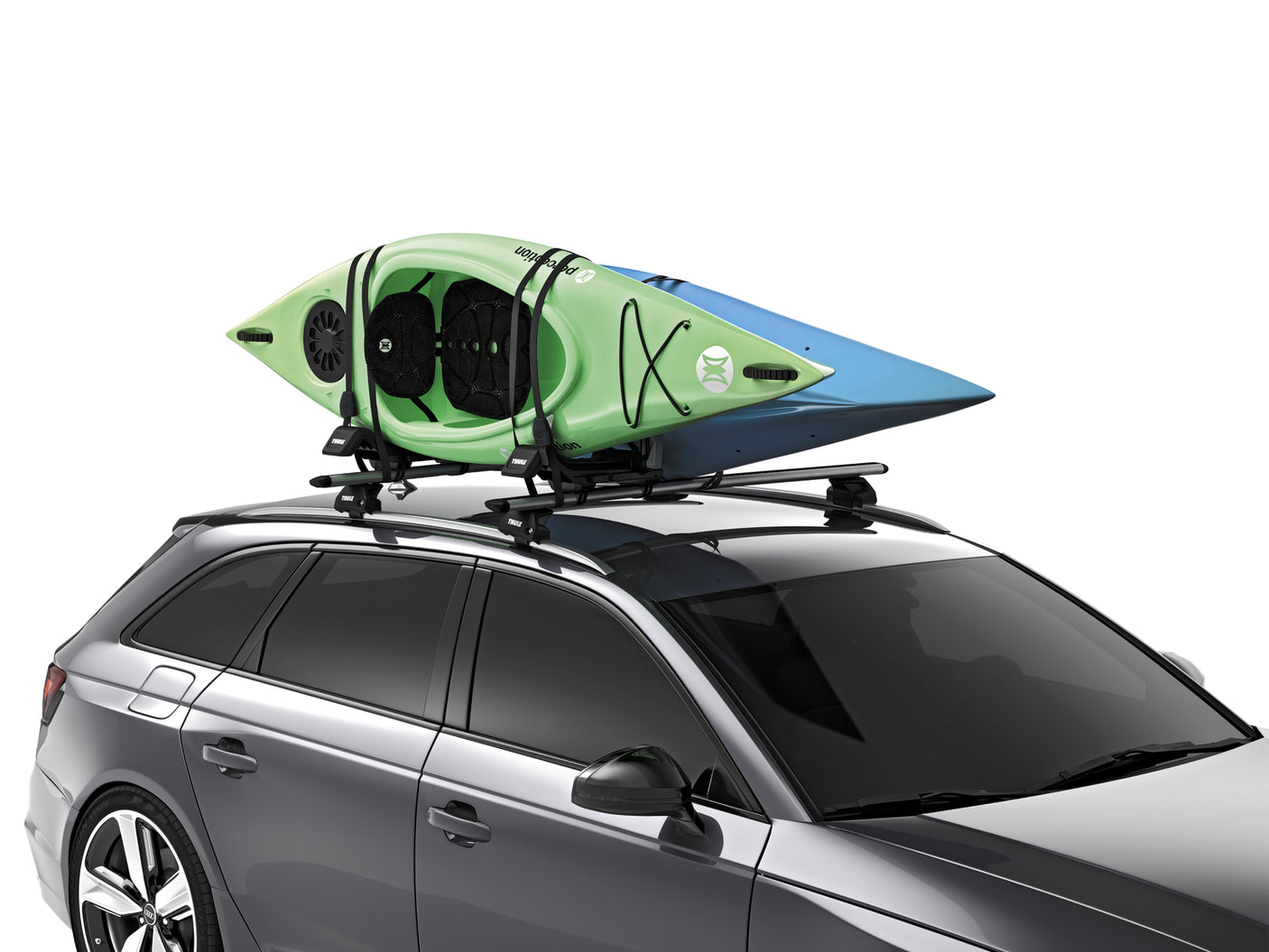 Thule Hull-a-Port XTR 848 | J-Cradle Kayak Carrier