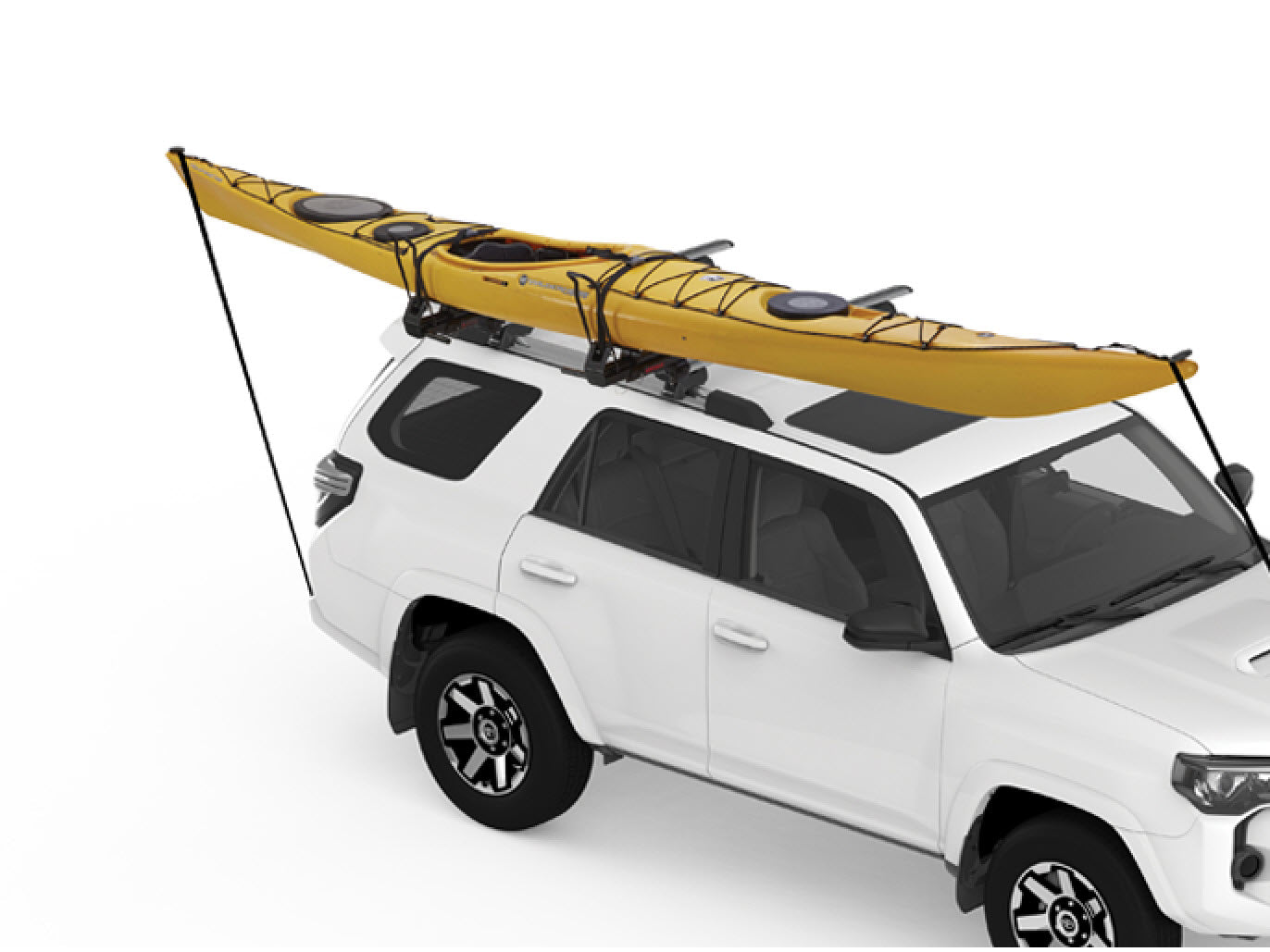 Yakima ShowDown Kayak and SUP Carrier loaded with kayak