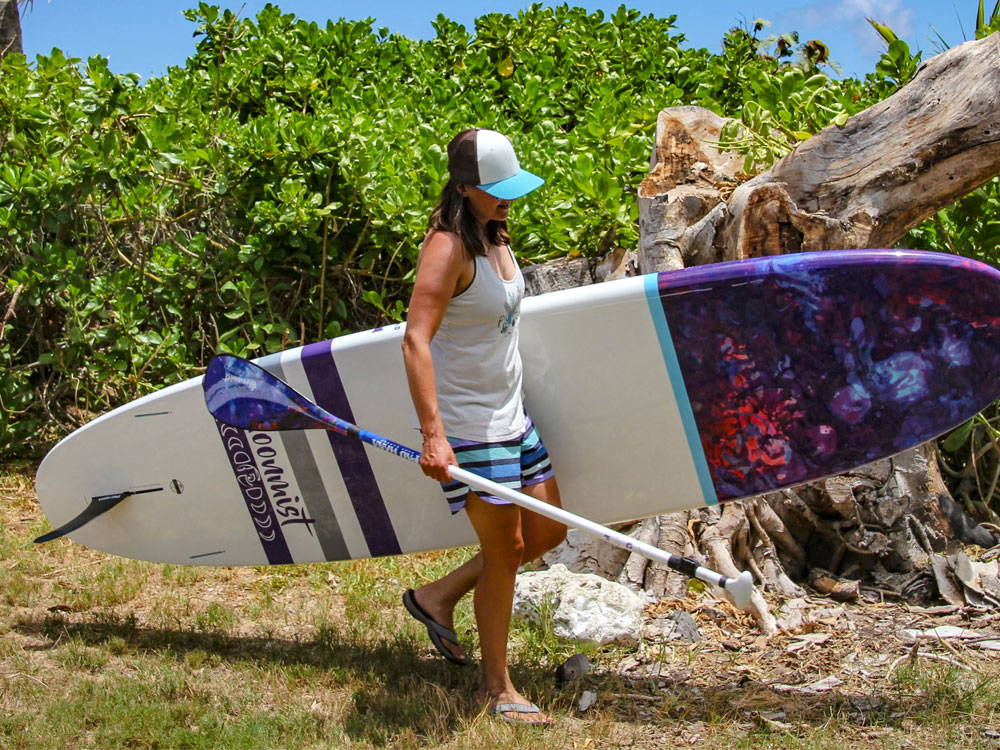 Pau Hana Moon Mist SUP Adjustable Three-Piece Stand Up Paddle