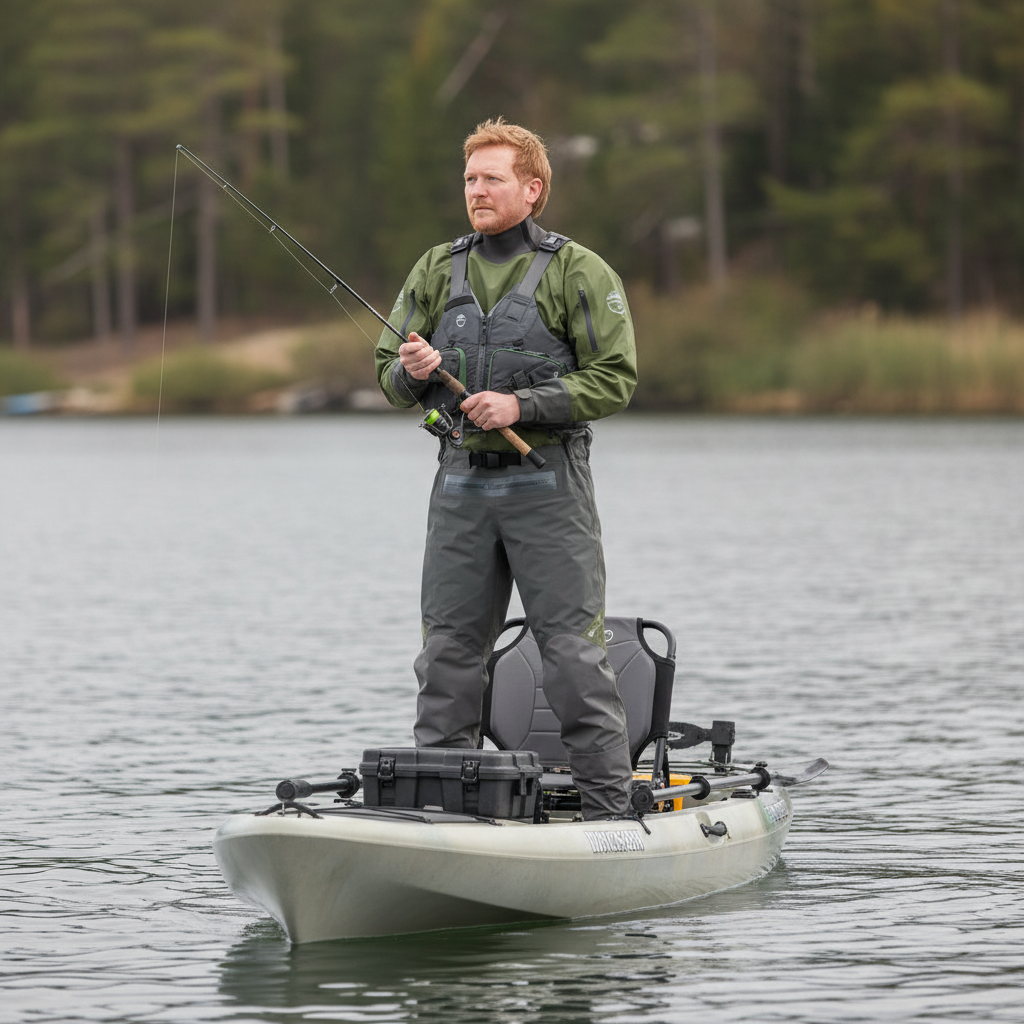 NRS Spyn Fishing Semi-Dry Suit
