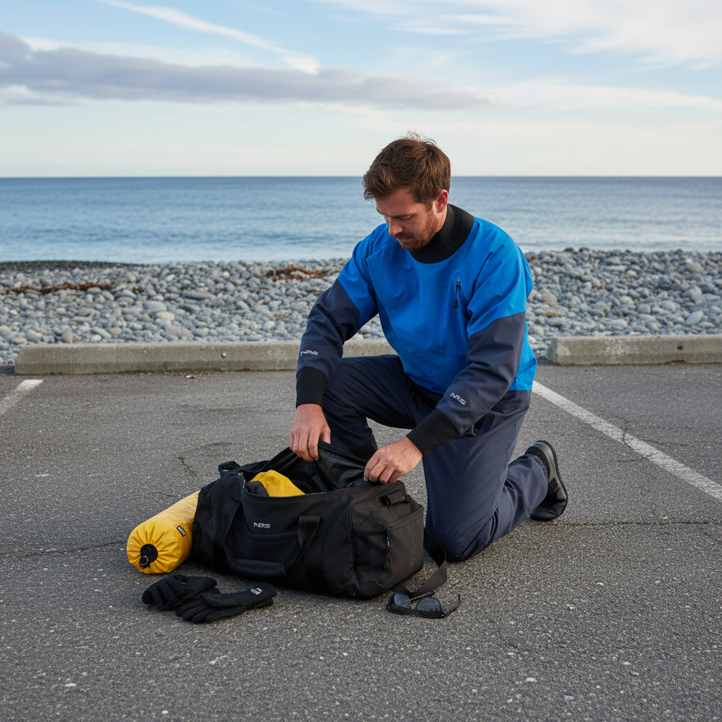 NRS Nomad GORE-TEX Men's Comfort Neck Semi-Dry Suit – Olympic