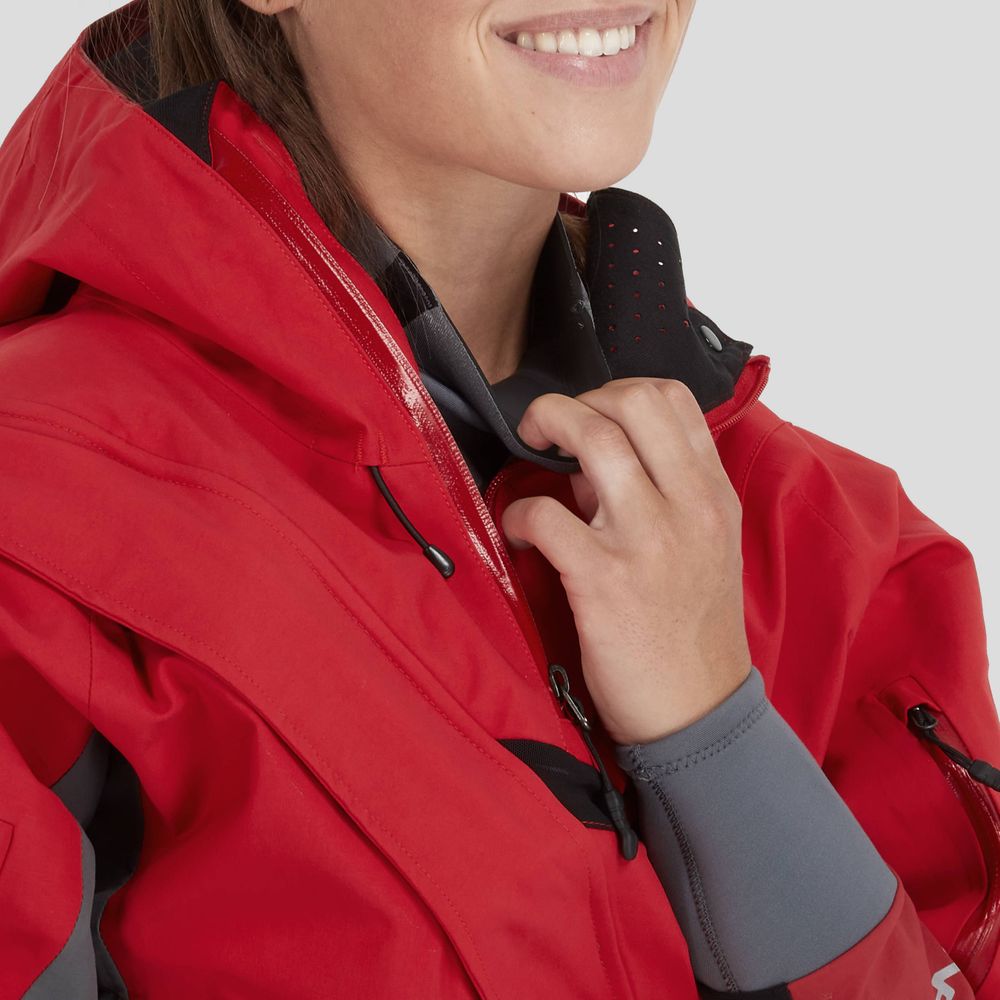 NRS Navigator GORE-TEX | Women's Comfort Neck Dry Suit – Olympic