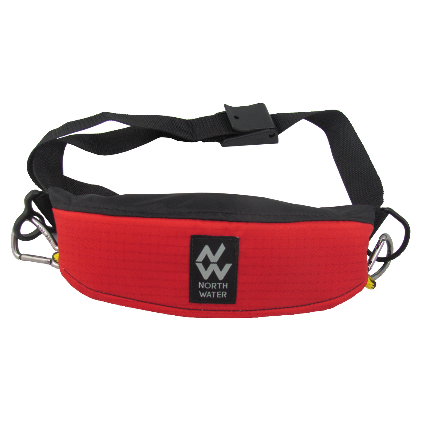 North Water Micro Tow kayak tow belt in red packed