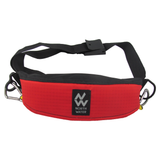 North Water Micro Tow kayak tow belt in red packed