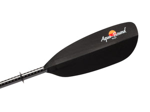 Aqua-Bound Tango Carbon Straight Shaft Posi-Lok Kayak Paddle Power Face