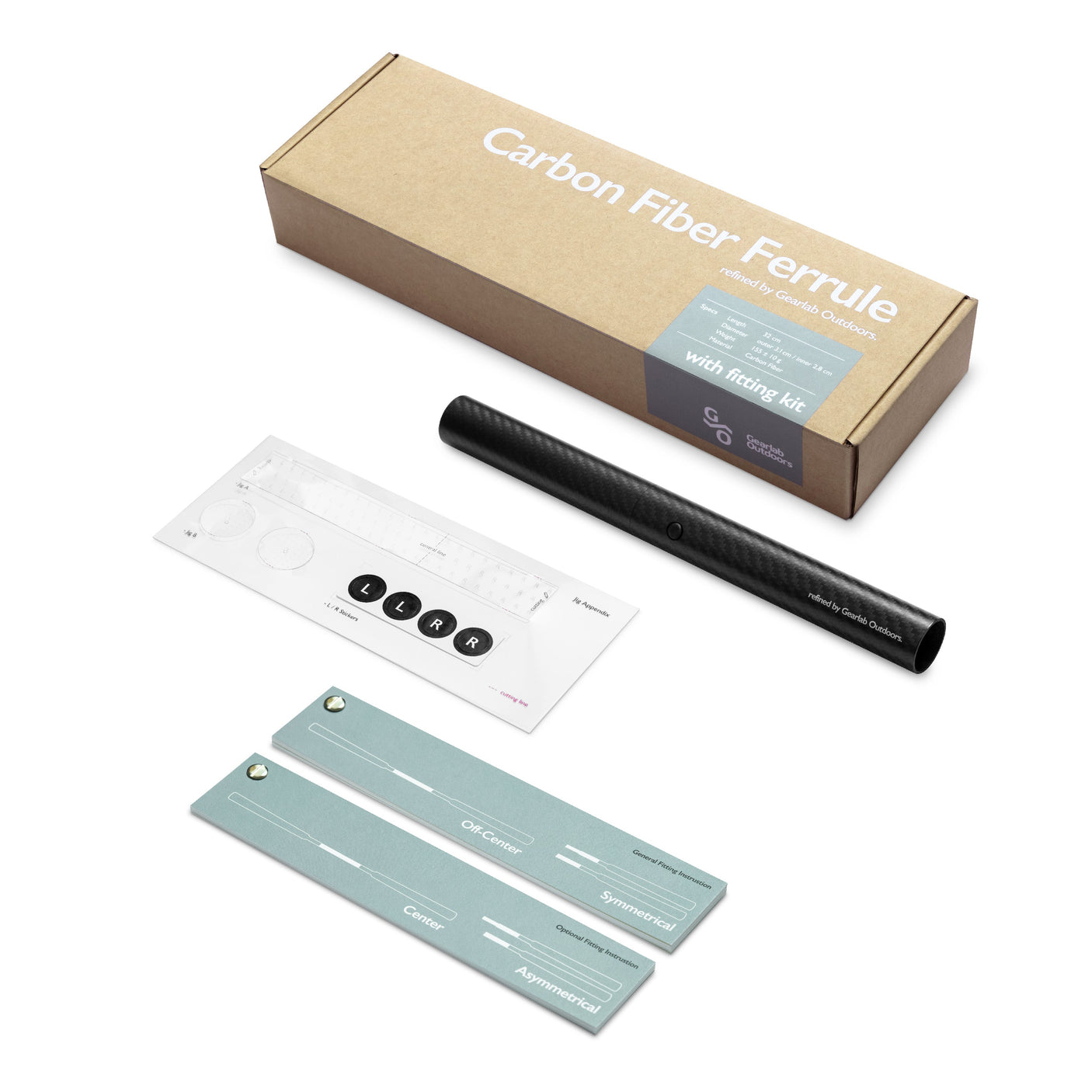 Gearlab Carbon Fiber Ferrule with Fitting Kit