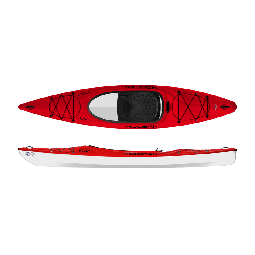 Mocean Scout XC Lightweight Recreational Kayak - Made in USA Mocean Scout XC Lightweight Recreational Kayak - Made in USA