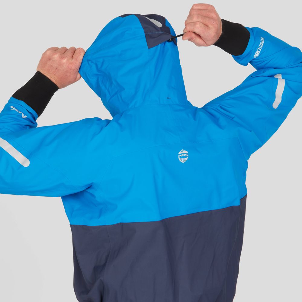Riptide ライフジャケット ブルー NRS Riptide Men's Hooded Paddling Jacket – Olympic Outdoor Center