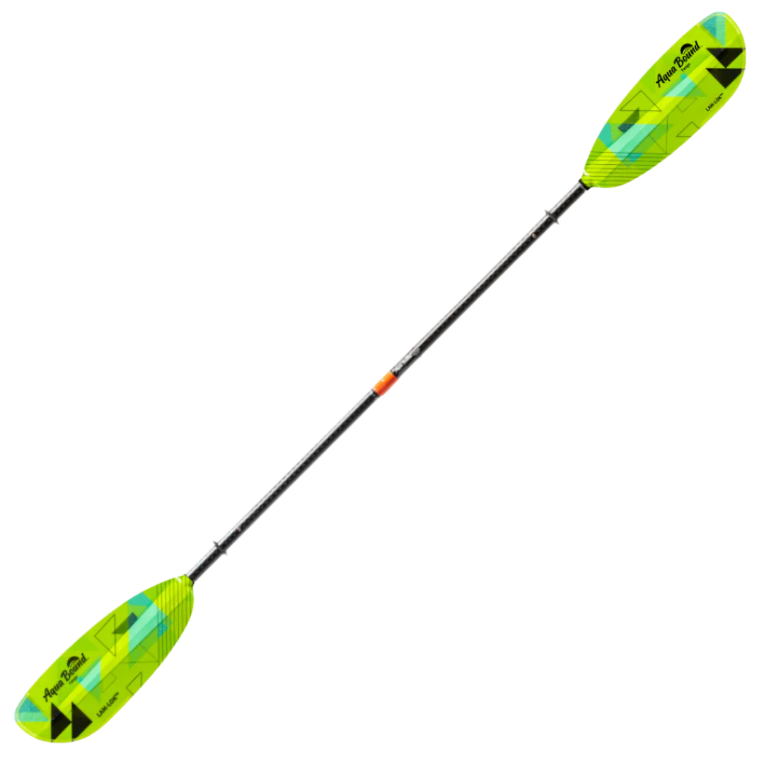 Aqua Bound Tango Lam-Lok Fiberglass | Straight Shaft Two-Piece Kayak Paddle