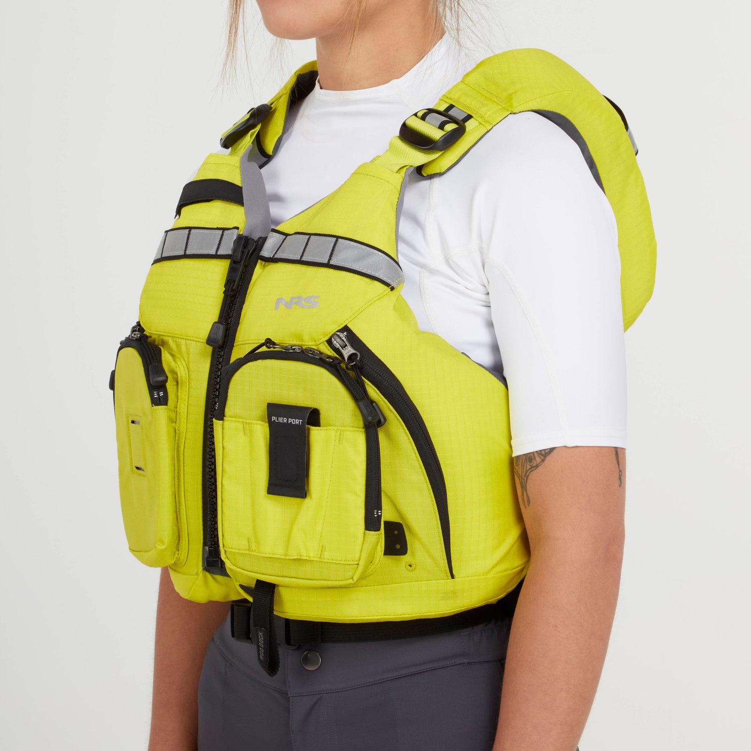 NRS Chinook - Chaleco salvavidas con espalda de malla para pesca (PFD)