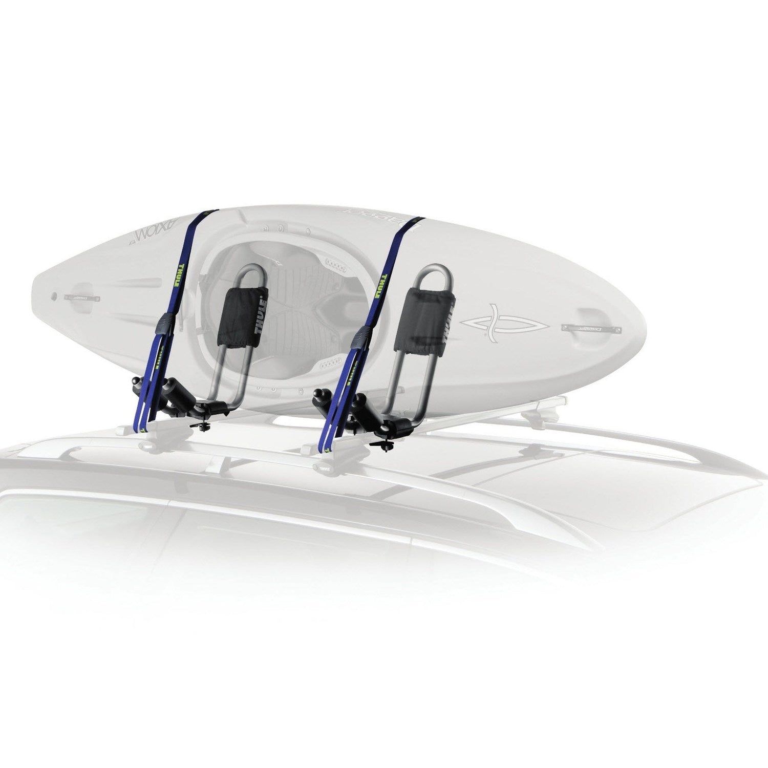 Thule Hull-a-Port Kayak Carrier 834 - On Vehicle