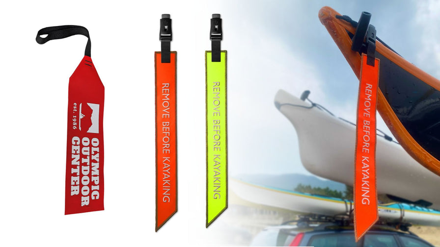 Kayak safety flags