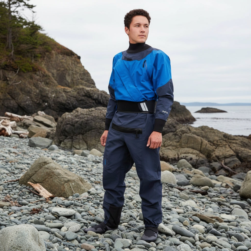 Axiom GORE-TEX Pro by NRS | Men's Kayaking Dry Suit – Olympic
