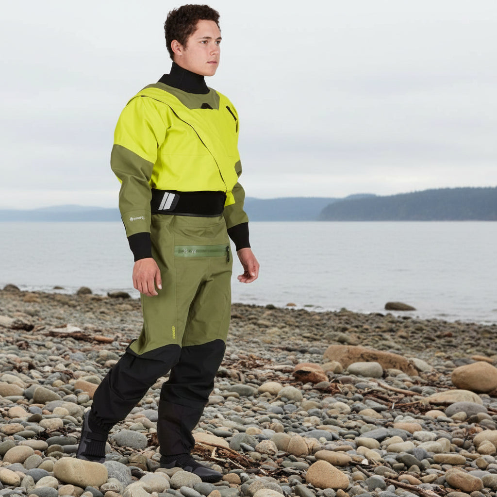 Axiom GORE-TEX Pro by NRS | Men's Kayaking Dry Suit – Olympic