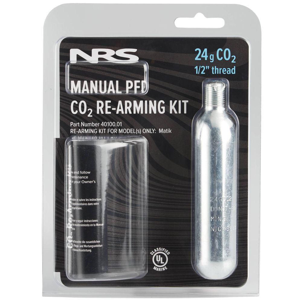 NRS Manual Inflatable PFD Co2 RE-Arming Kit