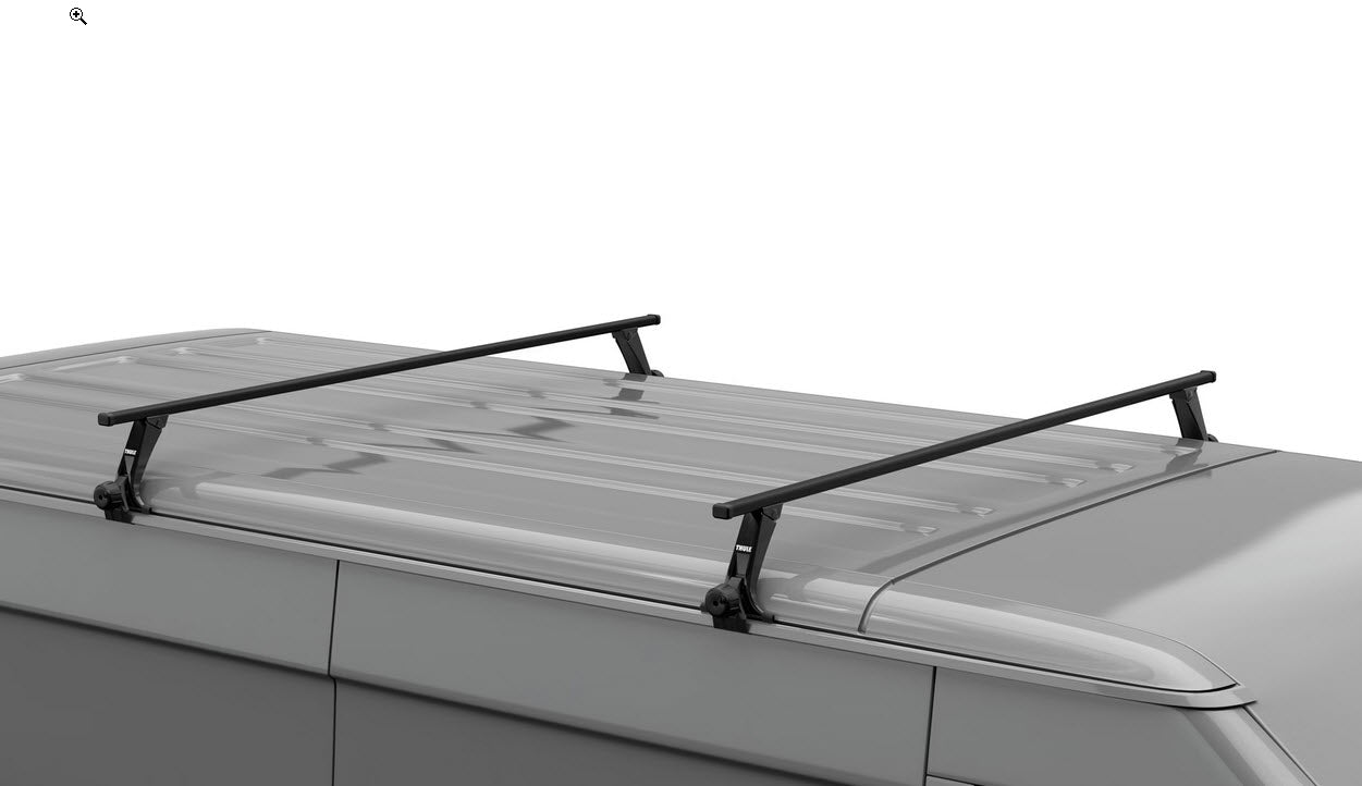 Thule Rapid Gutter Pie alto para vehículos paquete de 4 negro