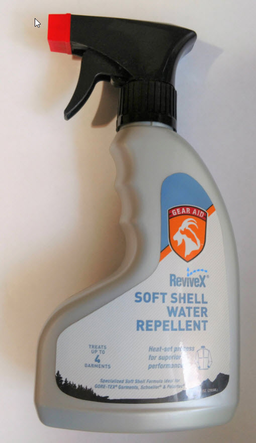 Spray repelente al agua Gear Aid ReviveX Soft Shell, 10 oz
