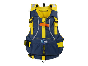 MTI Bob Youth Life Jacket PFD in Blue / Yellow - Front