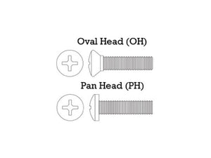 Oval vs Pan Machine Screws