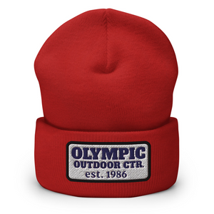 Gorro con puños y logotipo del Olympic Outdoor Center