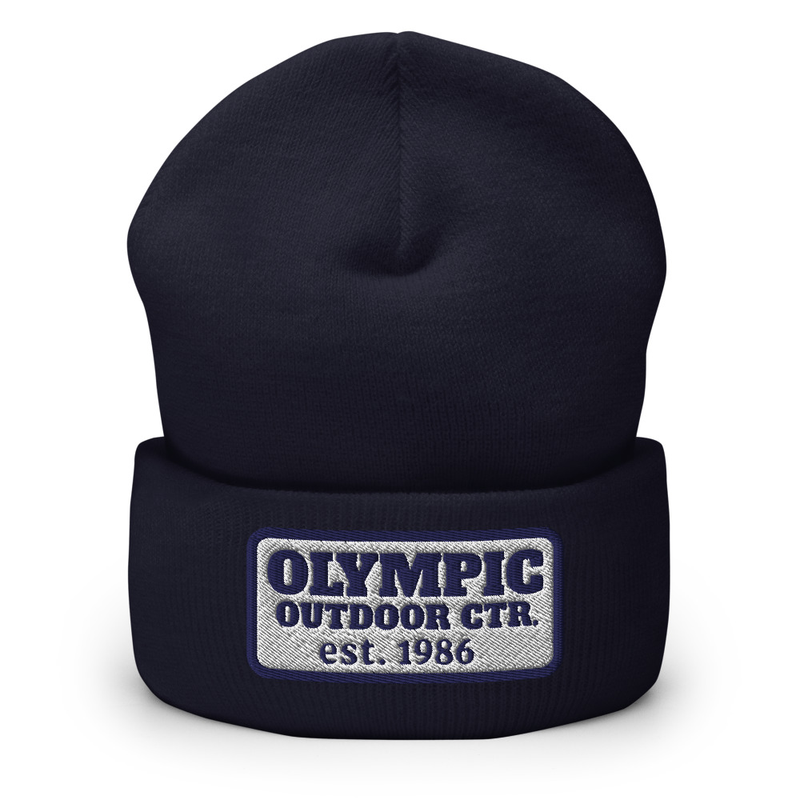 Gorro con puños y logotipo del Olympic Outdoor Center