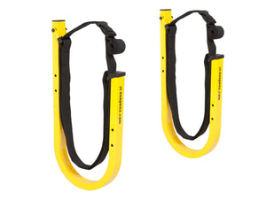 Suspenz SUP Rack Surf & Paddle Board Cradles in Standard Yellow Finish