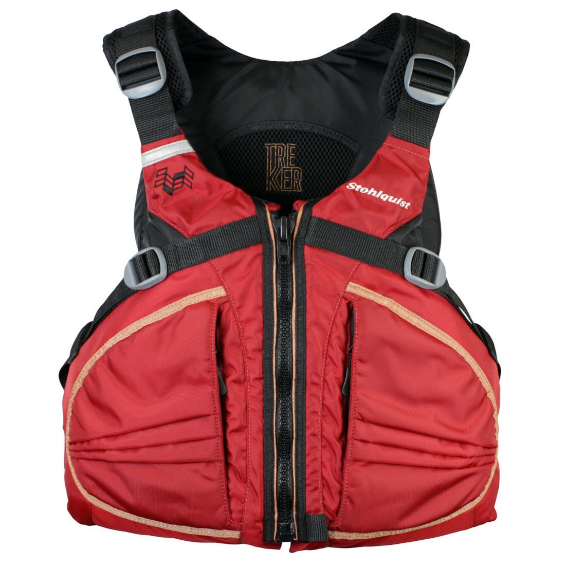 Stohlquist Trekker Men's Life Jacket PFD - Red Front