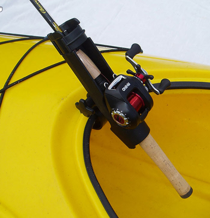 YakCatcher Clip-On Rod Holder for Kayaks and Canoes