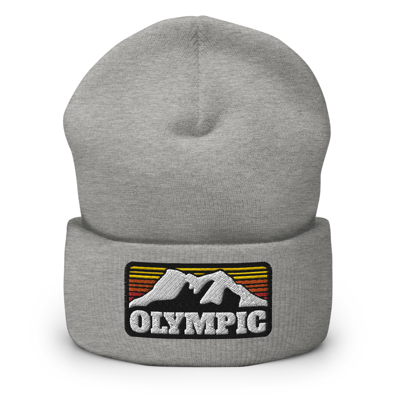 Olympic Outdoor Center Mountain Logo Cuffed Beanie