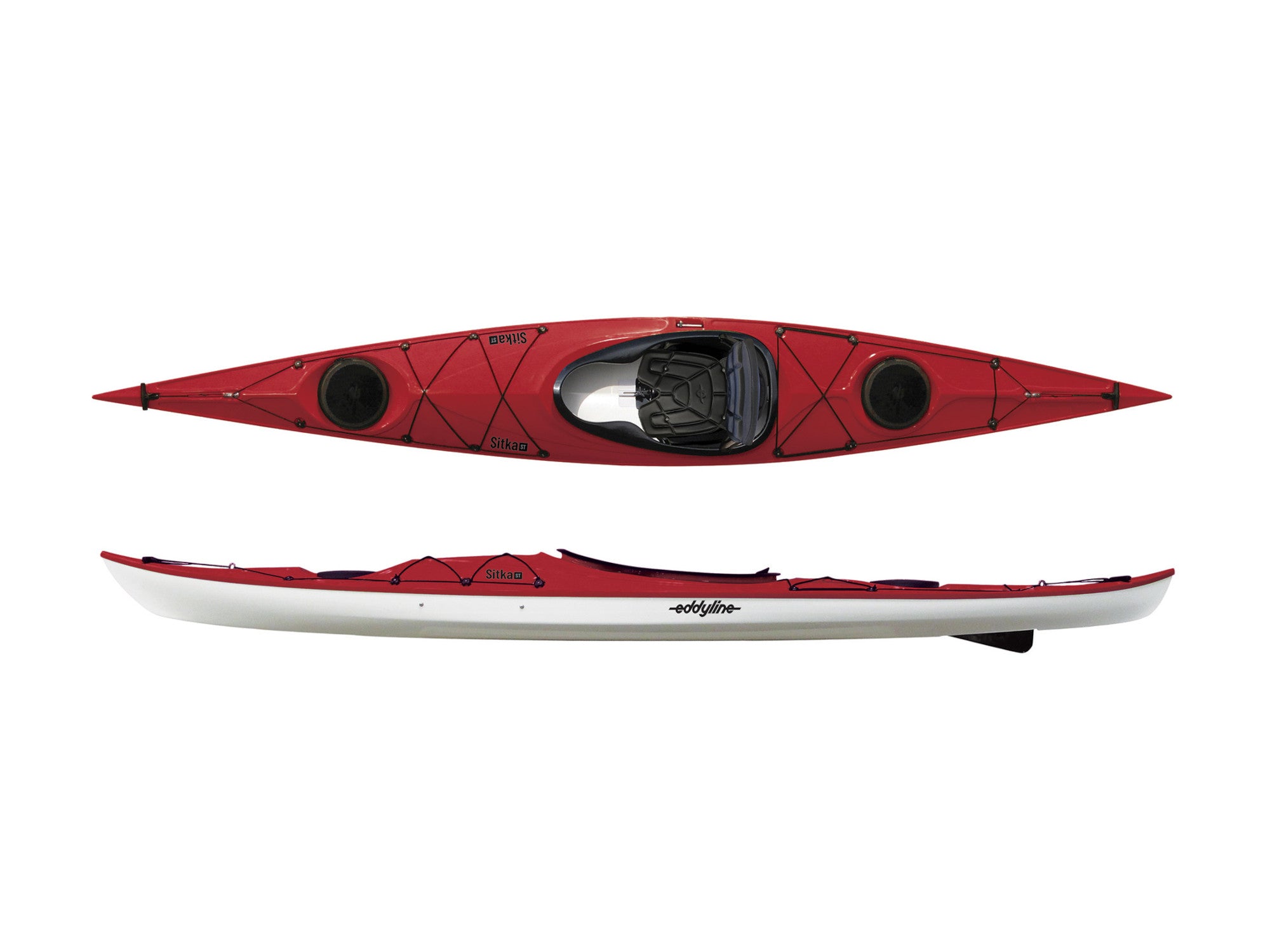 Eddyline Sitka ST in Red Pearl available from Olympic Outdoor Center