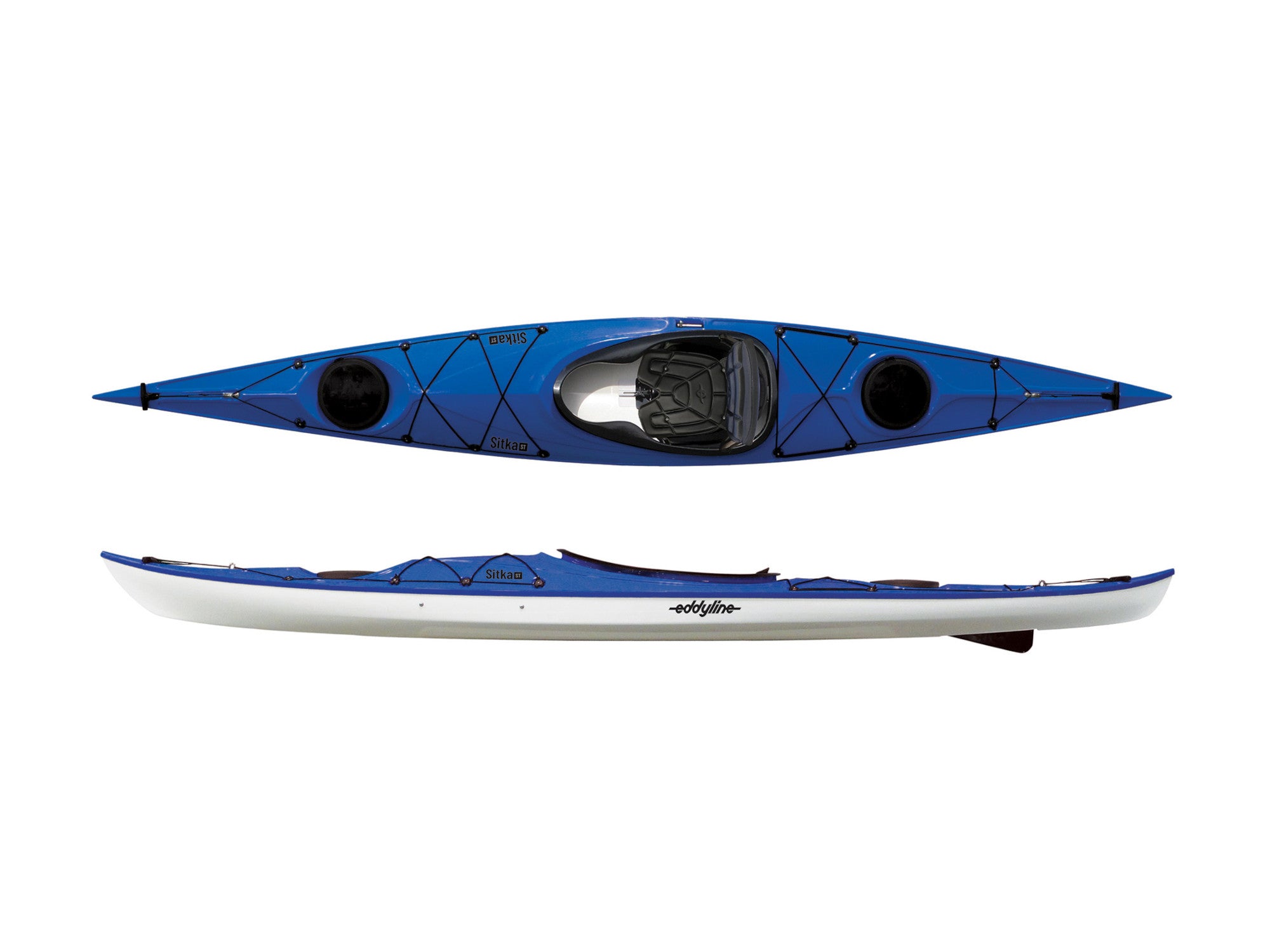 Eddyline Sitka ST in Sapphire Blue available from Olympic Outdoor Center