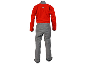 Kokatat GORE-TEX Pro Legacy Front Entry Men's Dry Suit in Red - Back