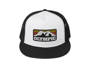 Olympic Outdoor Center Classic Trucker Cap in Black
