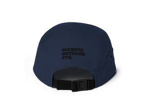Olympic Outdoor Center Five-Panel Camper Cap in Navy - Back