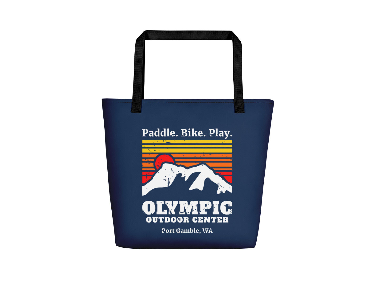 Olympic Outdoor Center Paddle. Bike. Play. Beach Bag